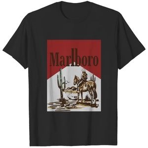 Black Marlboro Graphic Tee